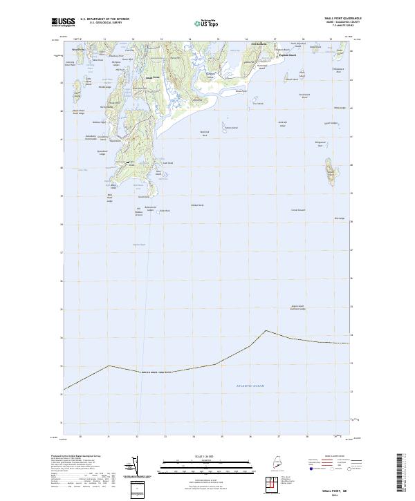 Small Point, ME — USGS 7.5-minute topo (2024)