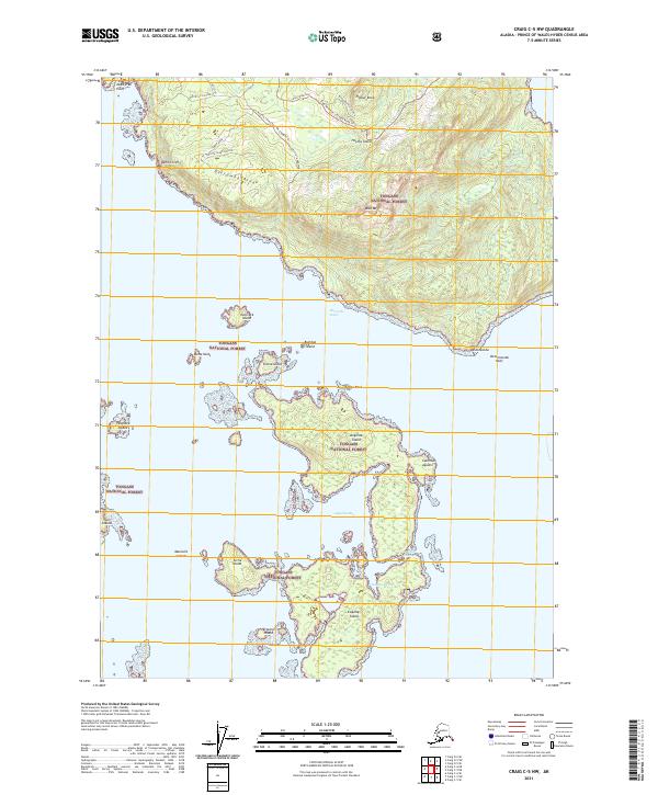 Craig C-5 NW, AK — USGS 7.5-minute topo (2021)