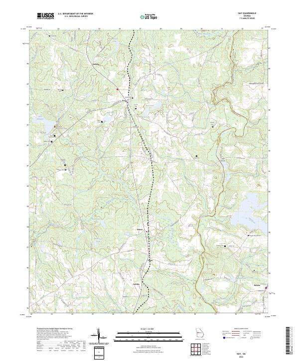 Gay, GA — USGS 7.5-minute topo (2024)