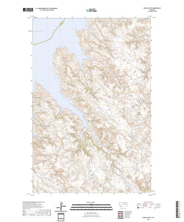 Signal Butte, MT — USGS 7.5-minute topo (2024)