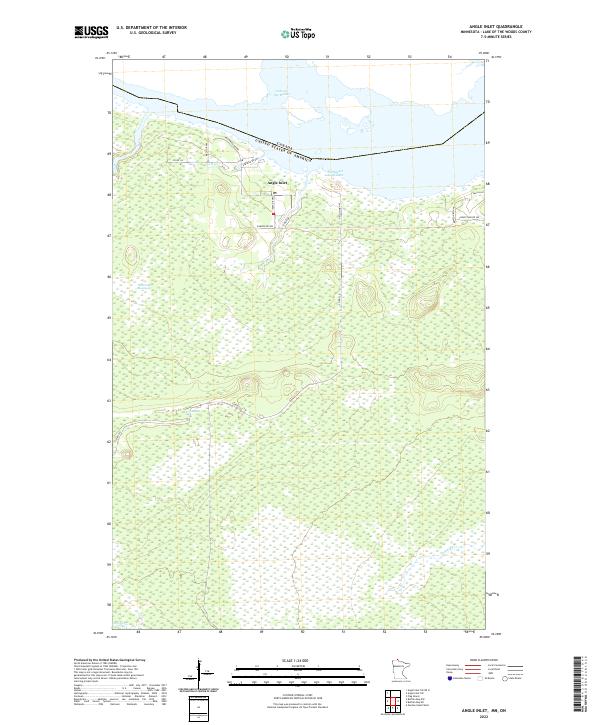 Angle Inlet, MN-ON — USGS 7.5-minute topo (2022)