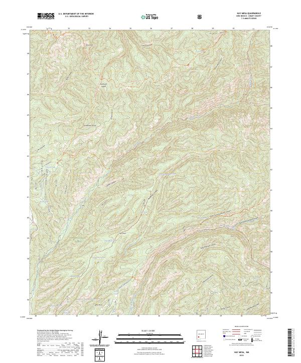 Hay Mesa, NM — USGS 7.5-minute topo (2023)