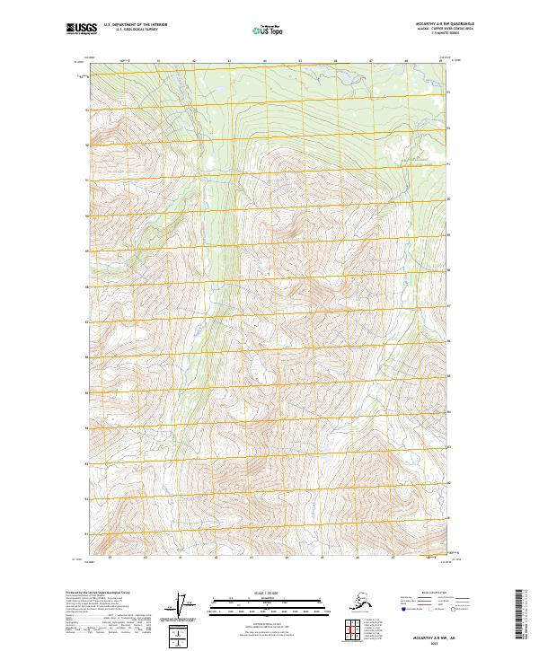 McCarthy A-8 NW, AK — USGS 7.5-minute topo (2023)