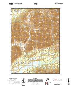 Lake Clark A-4 SW, AK — USGS 7.5-minute topo (2018)