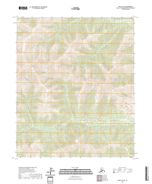 Circle A-5 SW, AK — USGS 7.5-minute topo (2024)