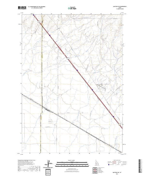 Mayfield SW, ID — USGS 7.5-minute topo (2024)