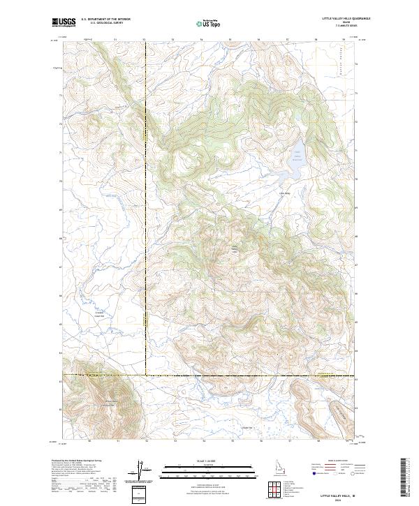 Little Valley Hills, ID — USGS 7.5-minute topo (2024)