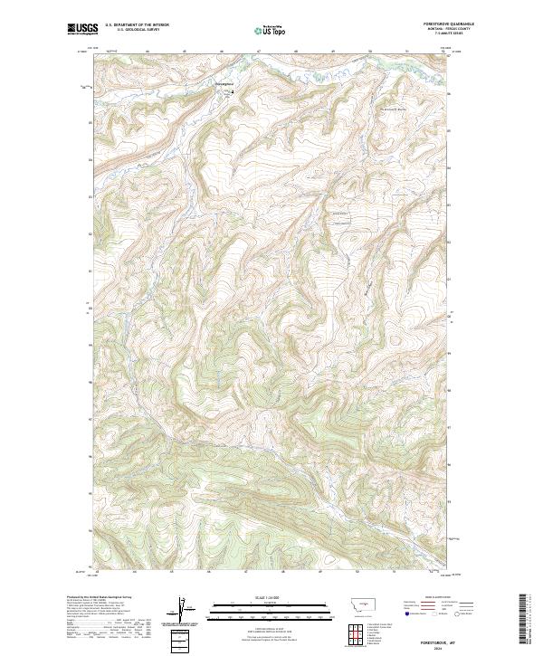 Forestgrove, MT — USGS 7.5-minute topo (2024)