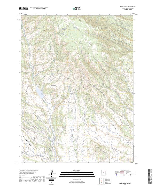 Tabby Mountain, UT — USGS 7.5-minute topo (2023)