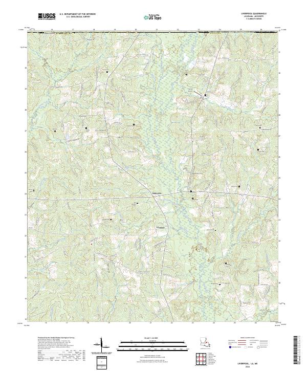 Liverpool, LA-MS — USGS 7.5-minute topo (2024)