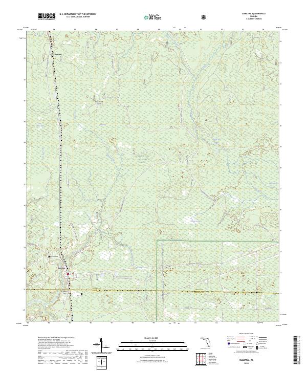 Sumatra, FL — USGS 7.5-minute topo (2024)