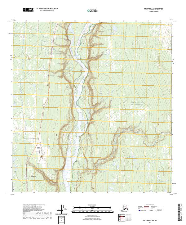 Gulkana A-3 NW, AK — USGS 7.5-minute topo (2023)