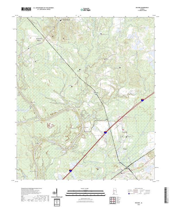 Boligee, AL — USGS 7.5-minute topo (2024)