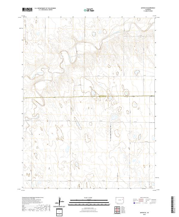 Anton SE, CO — USGS 7.5-minute topo (2022)