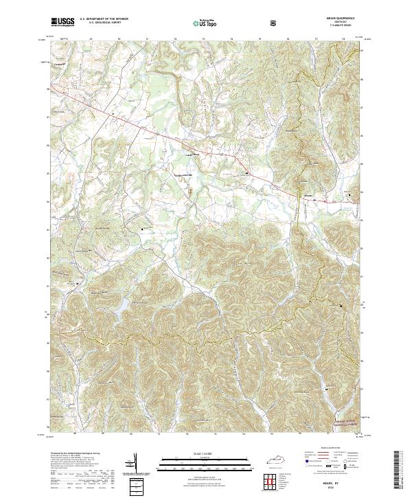 Means, KY — USGS 7.5-minute topo (2022)