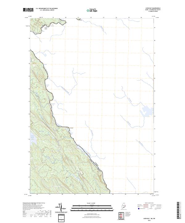Loon Bay, ME-NB — USGS 7.5-minute topo (2024)