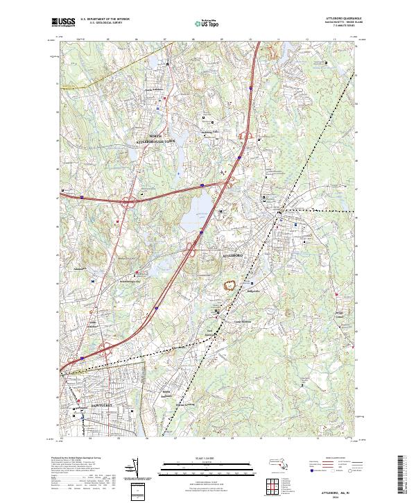 Attleboro, MA-RI — USGS 7.5-minute topo (2024)