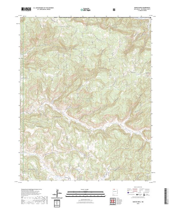Bancos Mesa, NM — USGS 7.5-minute topo (2023)