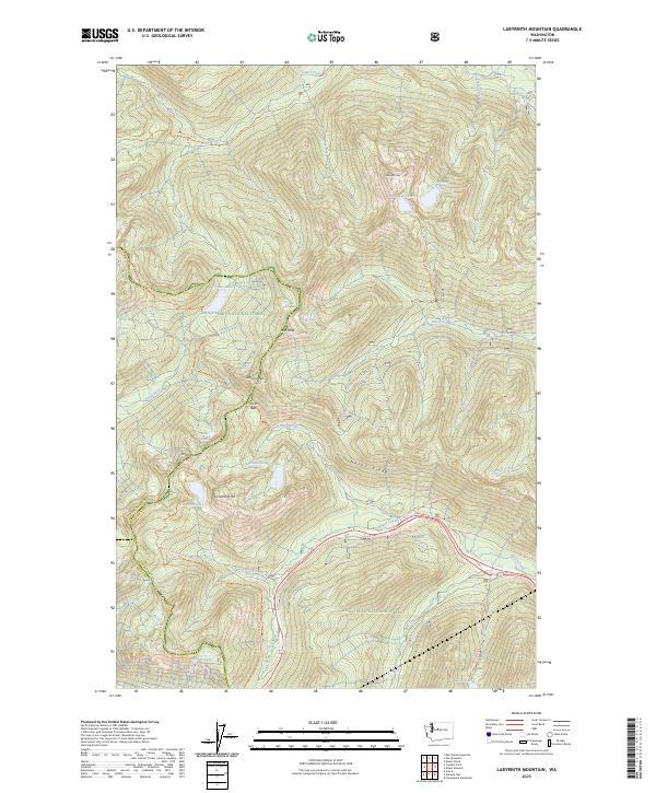 Labyrinth Mountain, WA — USGS 7.5-minute topo (2023)