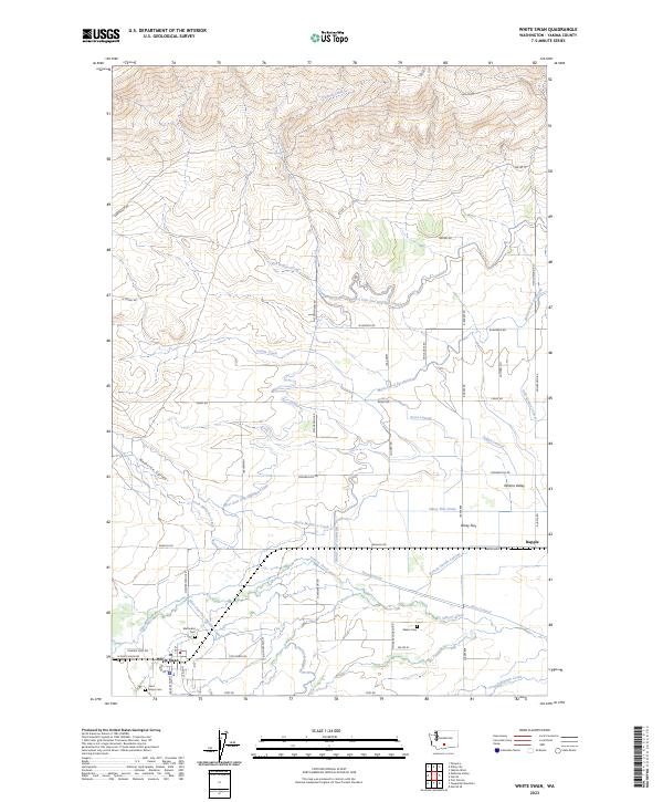 White Swan, WA — USGS 7.5-minute topo (2023)
