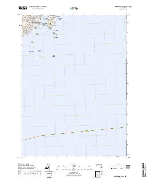 Marblehead South, MA — USGS 7.5-minute topo (2024)