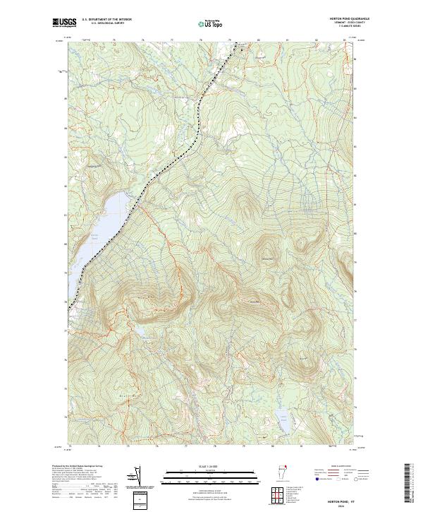 Norton Pond, VT — USGS 7.5-minute topo (2024)