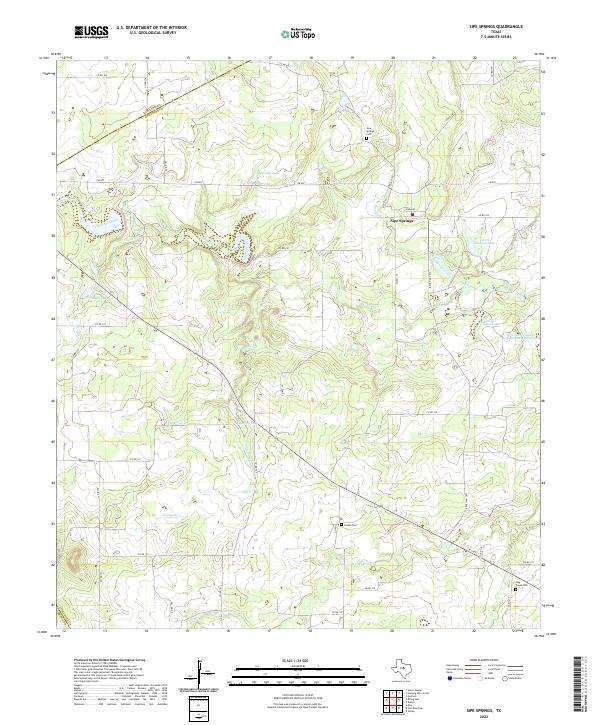 Sipe Springs, TX — USGS 7.5-minute topo (2022)