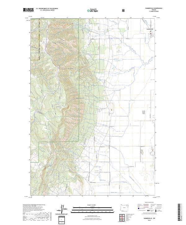 Summerville, OR — USGS 7.5-minute topo (2024)