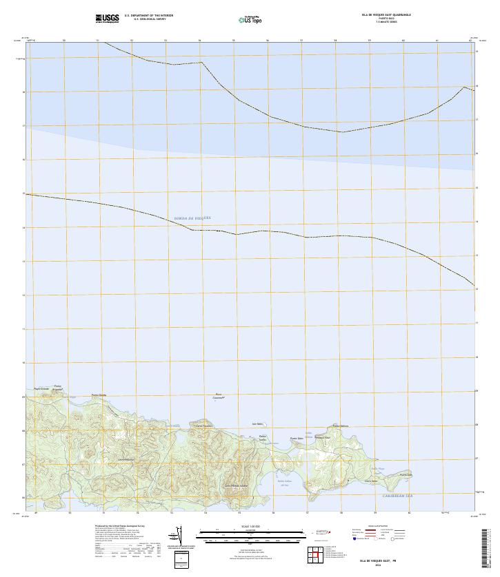 Isla De Vieques East, PR — USGS 7.5-minute topo (2024)