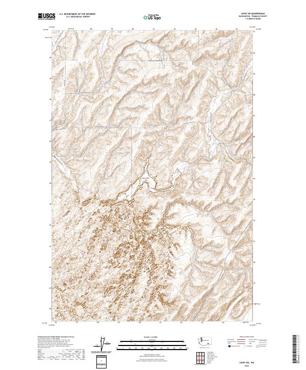 Levey NE, WA — USGS 7.5-minute topo (2023)