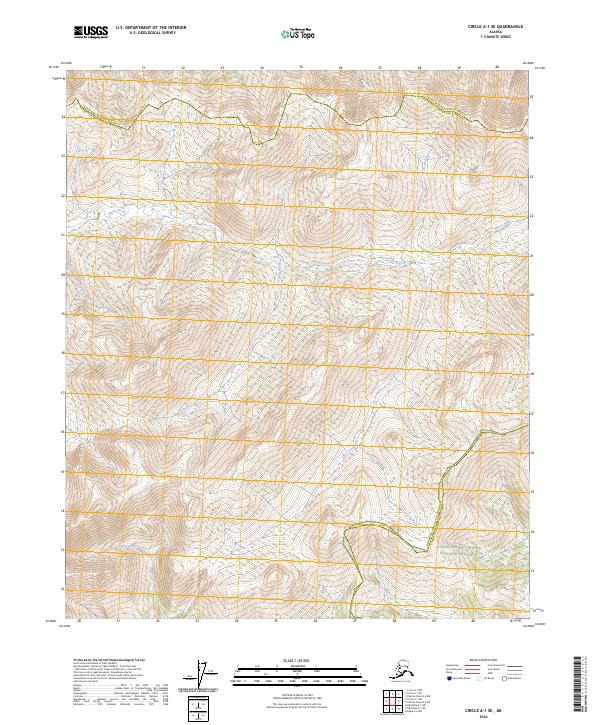 Circle A-1 SE, AK — USGS 7.5-minute topo (2024)