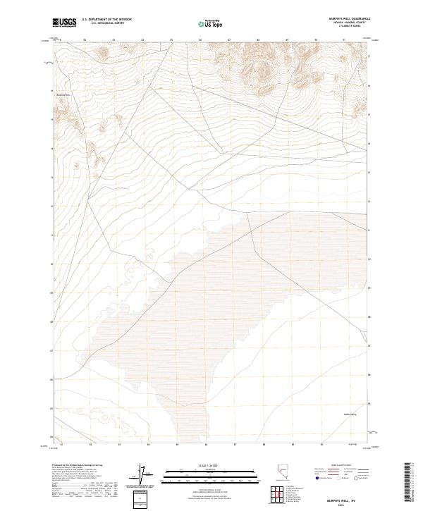 Murphys Well, NV — USGS 7.5-minute topo (2021)