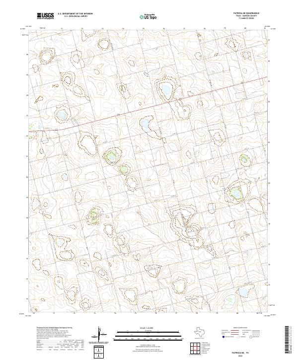 Patricia NE, TX — USGS 7.5-minute topo (2022)