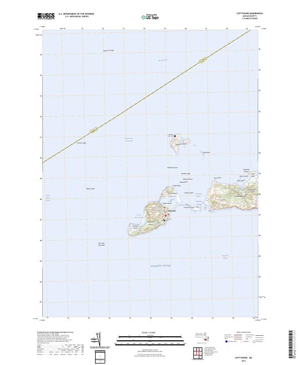 Cuttyhunk, MA — USGS 7.5-minute topo (2024)