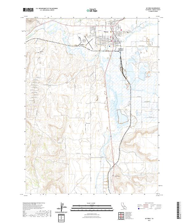 Alturas, CA — USGS 7.5-minute topo (2021)