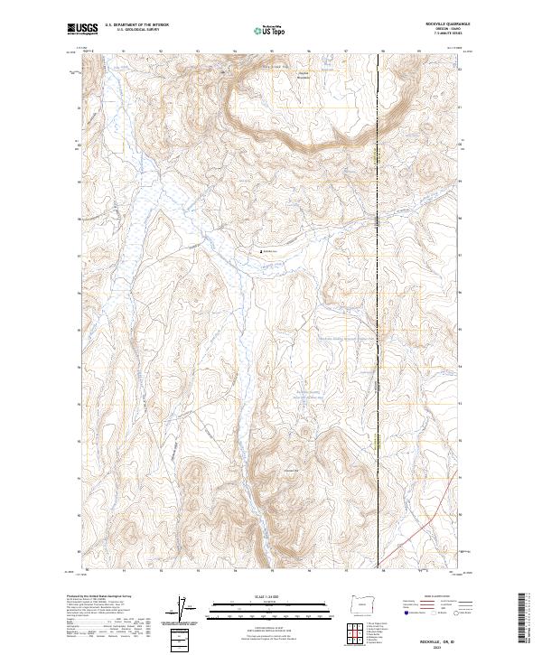 Rockville, OR-ID — USGS 7.5-minute topo (2023)