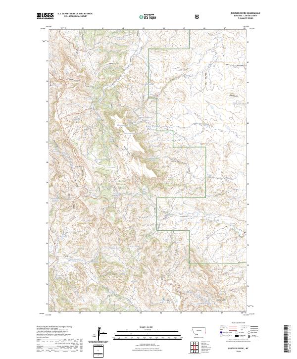 Rustler Divide, MT — USGS 7.5-minute topo (2024)