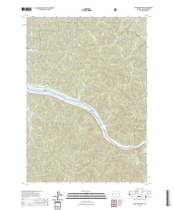 Deer Head Point, OR — USGS 7.5-minute topo (2024)