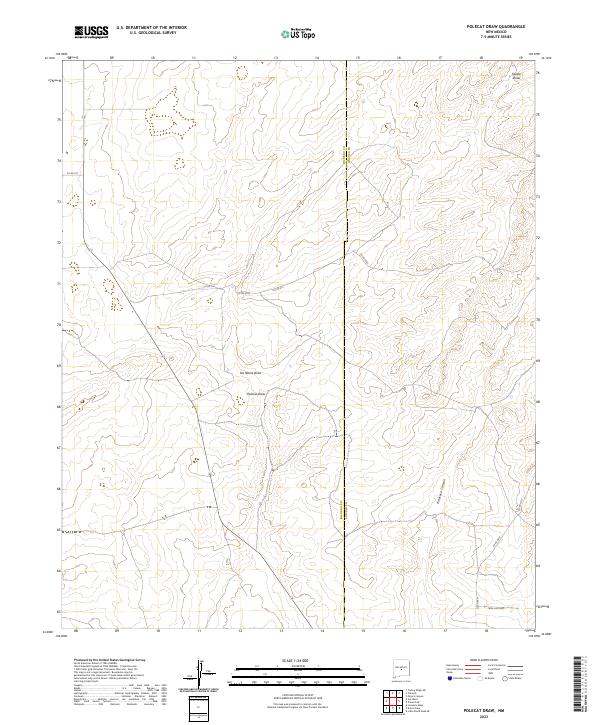 Polecat Draw, NM — USGS 7.5-minute topo (2023)