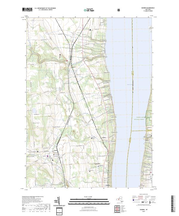 Dundee, NY — USGS 7.5-minute topo (2023)