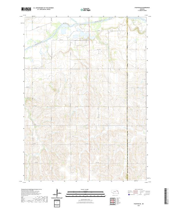 Stanton NE, NE — USGS 7.5-minute topo (2021)