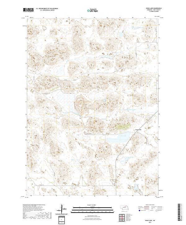 Swan Lake, NE — USGS 7.5-minute topo (2021)