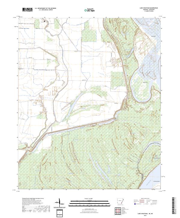 Lake Cheatham, AR-MS — USGS 7.5-minute topo (2024)