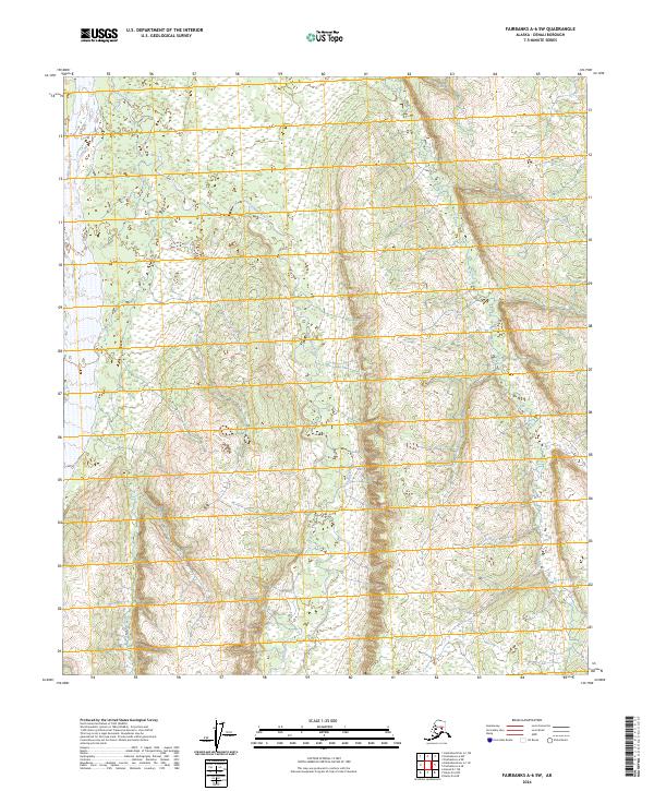 Fairbanks A-6 SW, AK — USGS 7.5-minute topo (2024)