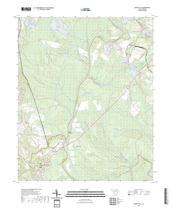 Society Hill, SC — USGS 7.5-minute topo (2024)