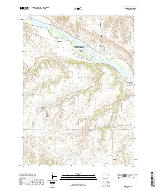 Pishelville, NE — USGS 7.5-minute topo (2021)