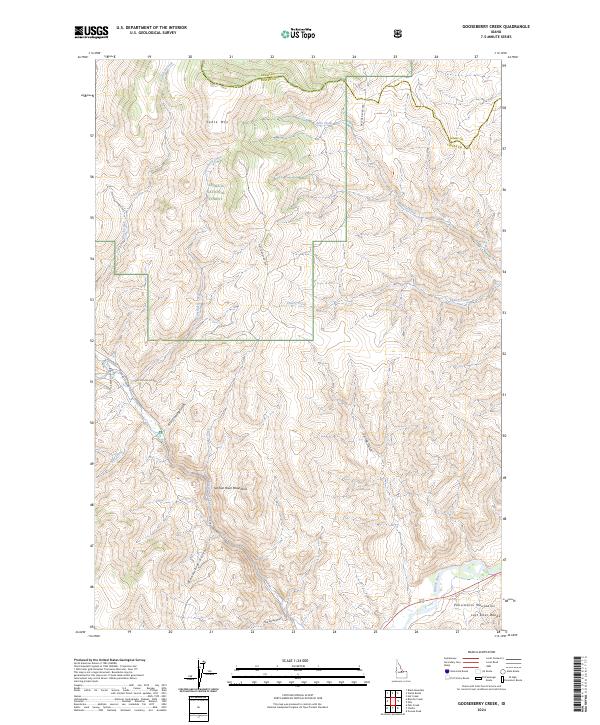 Gooseberry Creek, ID — USGS 7.5-minute topo (2024)