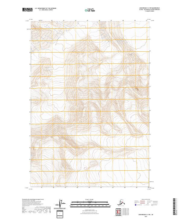 Anchorage C-2 SW, AK — USGS 7.5-minute topo (2023)