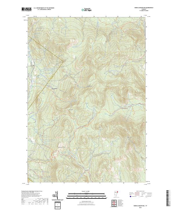 Seneca Mountain, VT — USGS 7.5-minute topo (2024)