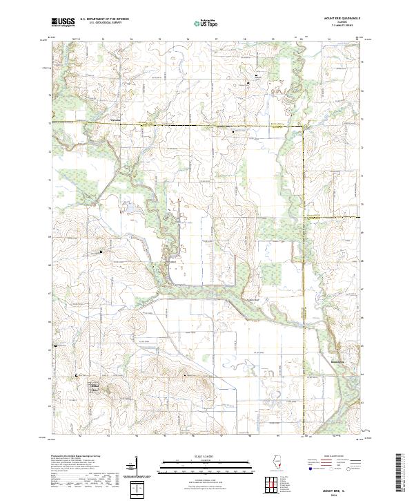 Mount Erie, IL — USGS 7.5-minute topo (2024)